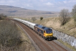 JL - 21.4.23 60021 6F69 Ribblehead - Tuebrook, Salt Lake Cottages