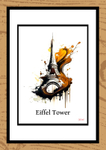 Eiffel Tower Ink Paintings by Artist Paul Duddell 101-06-2025