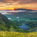 Brandon Sunset from Slievanea, Dingle Peninsula