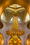 Gold Coloured Chandelier