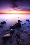Rocky sunset Burghead
