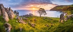 05 20x48 canvas 2020-238CP Sunrise at Murlough Bay Co Antrim