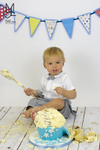 Charlies 1st Birthday Cake Smash Millie Loves Louis Photography  69