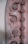 Santiago Apóstol, sacristy portal rosettes