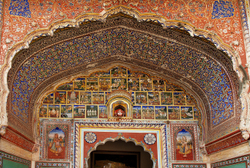 Jaipur Rajasthan -Samode haveli Entrance