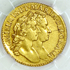 KING WILLIAM MARY 1689 HALF GOLD GUINEA AU55 £4500.00