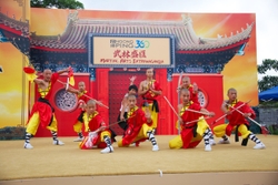 KM-381 Shaolin monks Kung Fu show at Po Lin Monastery