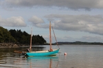 Boat moored off Ards