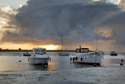 Loix Harbour Sunrise, Île de Ré, France