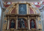 N transept altar, upper two tiers