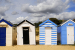 Beach huts at Gun Hill