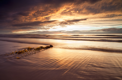 A stunning sky from Ballaugh Beach as the sun goes down. The strong filters required to balance the brightness creati…