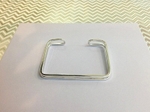 Silver oblong  style bracelet .   £79.00