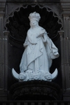 South portal, niche sculpture, Virgin Immaculate
