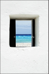 Blick durch das Fenster, Bonaire