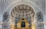 Sanctuary vault, chancel arch & high altar top tier
