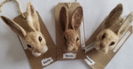 Hares head brooch/pin.