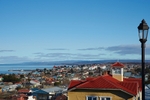 Looking over the  Strait of Magellan