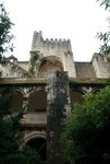 Cloister & nave buttressing