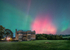 Northern Lights Over Astley Hall