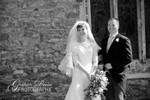 Bride & Groom at Wedding at St. Hilary