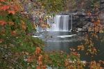 Corbin Falls in the fall