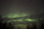 Snowclouds backlit by the Aurora, Karesuando, Northern Sweden