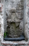 Convento sculpture, figure praying