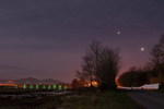 Venus and Jupiter conjunction, Malin Town