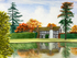 Gawsworth Hall in Autumn