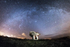 Kilclooney Dolmen Night Sky Panorama