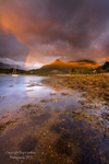Pap of Glencoe at Sunset
