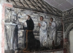 friar Martín Acevedo with two native lords of Actopan