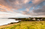 Pembrokeshire: View across St Brides Bay, Little Haven