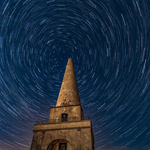 Star Trails at Mapas Obelisk, Killiney Hill