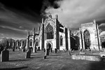 Melrose Abbey - 8755 bw