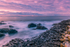 Sunset at Giants Causeway