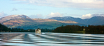 Ferry wake on Lake Windermere