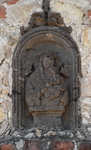 Hacienda Labor de Rivera, chapel wall, Virgin & Child