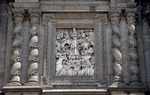 Façade, salomónicas & right portal relief, Ship of The Church