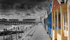 Beach huts and pier
