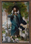 Convento painting, Jesus as Good Shepherd