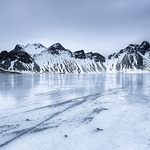 Vestrahorn ice reflection