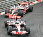 Alonso and Hamilton at Loews, Monaco