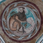 Webbing painting: Evangelist tetramorph, St. Mark