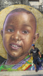 Street art and figure Old Town