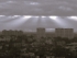 Sunbeams Highlight Shepherd's Bush (b&w)