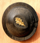 Bog oak disc