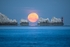 ab651 Moonset at the Needles
