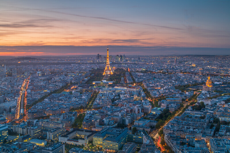 Paris from Montparnasse Tower